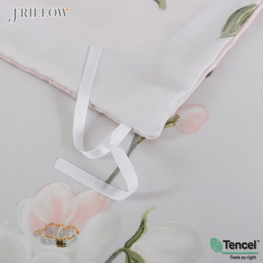 FRILLOW ปลอกผ้านวม TENCEL™ 1180TC 100X90 นิ้ว สี LADY BLOOM_9